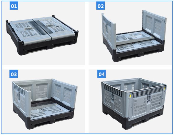 Foldable Pallet Box For Fruit Use