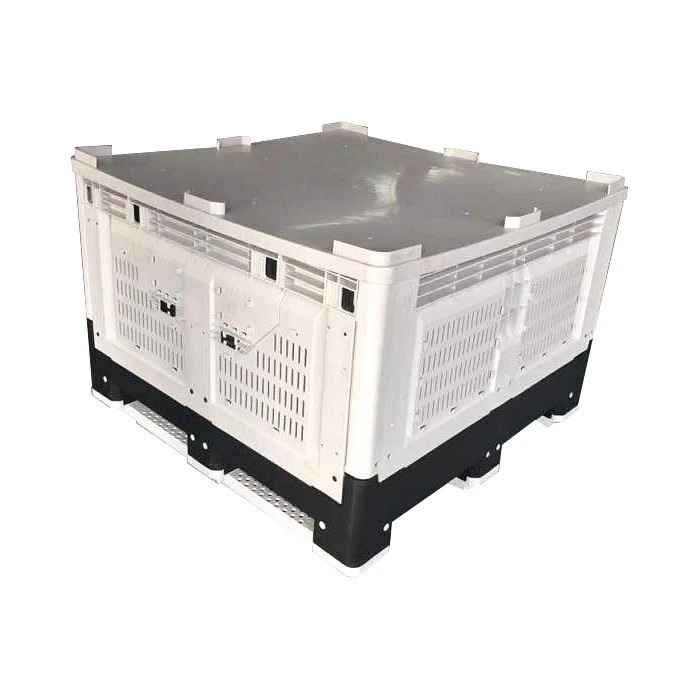 Australia 1162 sammenleggbar ventilert pallekasse med lokk