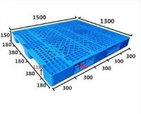 1500x1300x150mm Rackable High Density Polyethylene Pallet